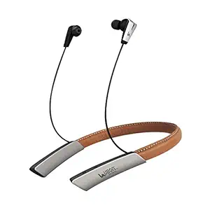 UBON CL-66 SoundKing Truly Wireless Bluetooth In Ear Neckband Earphone with Mic (Silver)