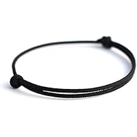 Dezentes KOMIMAR Surfer Armband NOIR - cool lässiger Surf Style - Freundschaftsarmband - Snowboarder - Skater - Segeln - Valentinstag - Geschenkidee - Handgemacht - Yachting