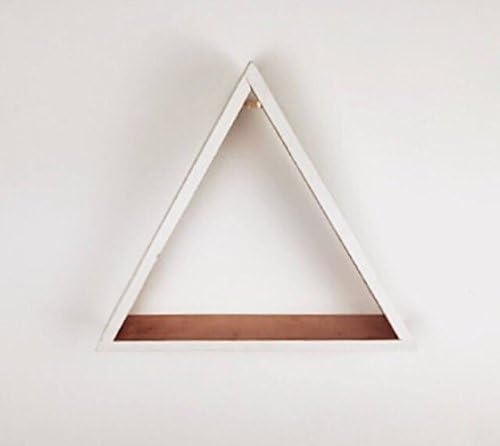 Triangle shelving made from reclaimed wood