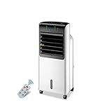 Barture Climatiseur Portable Refroidisseur D'air Froid Ventilateur L'humidification La Purification Chronométrage À Distance Refroidissement Rapide Grand Réservoir D'eau 8L