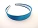Price comparison product image Wide Satin Headband Hair band Alice Band (Blue)