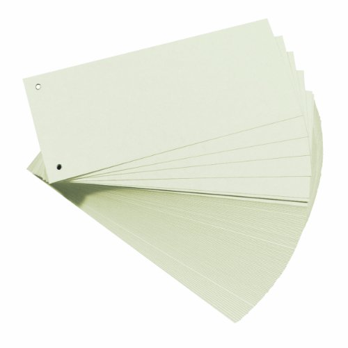 Book's Cover of HERLITZ  intercalaires pour format A4 carton dur RC blanc perforée 105 x 240 mm 190 gm2 conte