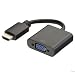 Technotech HDMI to VGA Converter Adapter Cable Without Audio (Black) - 2 Years Warranty RS.285.00