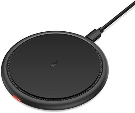 Fast Wireless Charger, 2 Coils Quickly Charging Wireless Qi Charger with Cooling Fan for iPhone 8/8 Plus, iPhone X, Samsung Galaxy Note 8, S8, S8 Plus, S7, S7 Edge, S6 Edge Plus, Note 5 and Other Standard Qi-Enabled Devices (Cooling Hole)