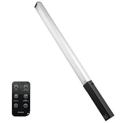 YOUKOYI [Nouvelle Version] YOUKOYI Eclairage LED Vidéo Lampe Ice Light Eclairage LED pour Studio Photo Video Photographie et Vidéographie avec Télécommande, 2 Températures de Couleur