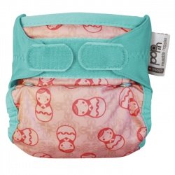 Pop-In New Generation V2 all-in-one one-size nappy, bamboo, Russian Dolls