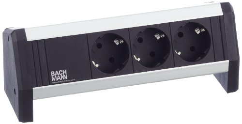 Preisvergleich Produktbild Bachmann 902.0048 DESK Steckdosenl. 3xSchuko