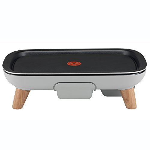 Tefal CB658B Tischgrill Saveur mit Thermospot, große Grillfläche, 2400 W, schwarz / hellgrau - 2