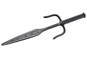 Playwell Martial Arts Black Polypropylene Electra Sai Training Daggers
