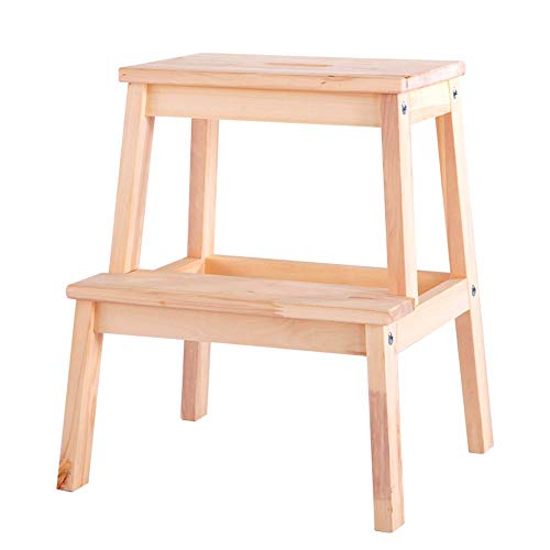 Preisvergleich Produktbild Ibuprofen Stuhlhocker Schuhbank / Tritthocker Kinderhocker Rutschfester Leiterhocker aus Holz Tritthocker aus Holz / Rutschfester Trittleiter, Holzfarbe
