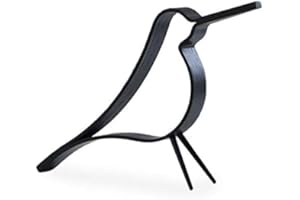 Cooee Design Woody Bird Black Stained Oak Small, Skulptur, Eiche, Schwarz, L : 19,5, B: 4,5, H: 14 CM