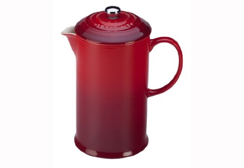 LE CREUSETStoneware 27oz. French Press, Cherry