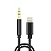 Produktbild Ocamo Pin an 3.5 mm Jack Männlich Auto AUX Audio Musik Adapter Kabel für iPhone 6S 7 8 Plus, Schwarz, IOS10.2 below system