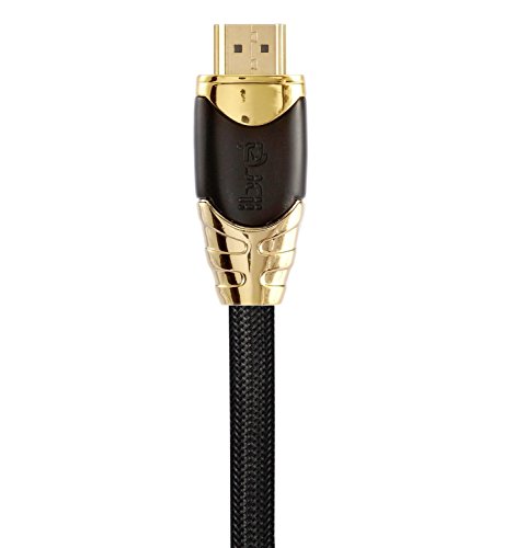 HDMI Kabel / kompatibel mit HDMI 2.0a/b 2.0 1.4a Ultra HD 4K 3D Full HD 1080p 2160p HDR ARC Highspeed mit Ethernet – 7m IBRA BLACK GOLD - 4