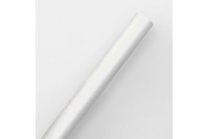 NOTJUSTBALLOONS Luxurious Wrapping Paper Birthday Wedding Christmas Gift Wrapping Paper Roll 4m (White)