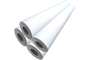 DSTOCK60 4 maxi rouleaux de draps d'examen médical 70 x 200 cm 75 formats - blanc - pure ouate - 2 x 18g - Format magnum économique