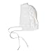 Heritage Zeynah Unisex Christening Bonnet, Medium, Silk