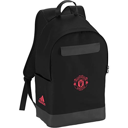 adidas Unisex's Manchester United Backpack, Black/Core Pink, 46 x 28 x 16 cm adidas Unisex's Manchester United Backpack, Black/Core Pink, 46 x 28 x 16 cm
