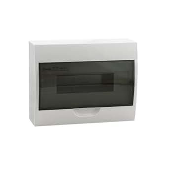 AP Kleinverteiler / Sicherungskasten 12 Plätze 1 reihig mit Tür DB112S