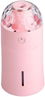 USB Magic Starry sky Projection lamp humidifier Aromatherapy machine Ultrasound Atomization Mini humidifier Cool Atomizer , Pink