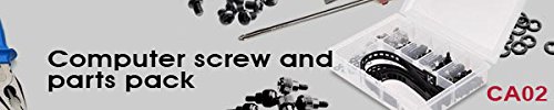 SilverStone SST-CA02 – PC-Schraubenset mit Gehäuseschrauben, Kabelbindern und Unterlegscheiben - 18