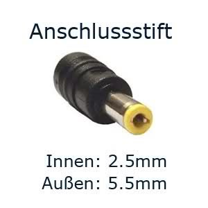 Netzteil für Toshiba Qosmio X500-111 X500-121 X500-125 X500-12D X500-12F Notebook Laptop Ladegerät Aufladegerät, Charger, AC Adapter, Stromversorgung kompatibles Ersatz (12 Monate Garantie, einschließlich kostenlosem EU-Netzkabel) – „Laptop Power“ gebrandmarkt - 2