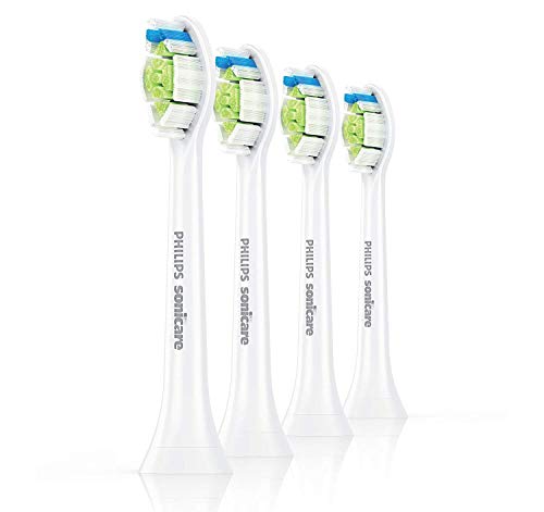 Philips HX6064/07 Sonicare DiamondClean Testina Standard, 4 Pezzi, Bianco