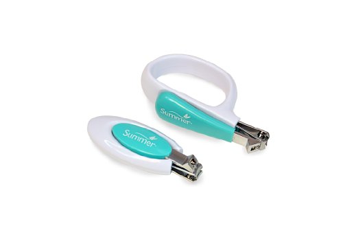 Summer Infant Nail Clipper Set - Teal/White - 2 Piece Set