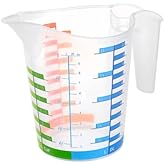 Dereceli &Ouml;l&ccedil;&uuml; Kabı Aralıklı G&ouml;stergeli &Ouml;l&ccedil;&uuml; Kapları (1000 ml)