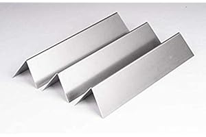 Generisch RuSchi- Edelstahl Aromaschienen 1,5mm stark 3 Stück passend für Weber Spirit 210 & 220 ab 2013 7635