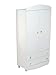 Foppapedretti Geppetto 2 Door Wardrobe Rollino (White)