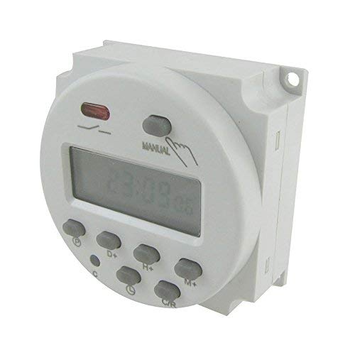 Hrph LCD Digitale Alimentazione Programmabile Timer Tempo Switch - DC 12V