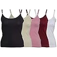 GMR Women's Cotton Camisole (Multicolored) Pack of 5