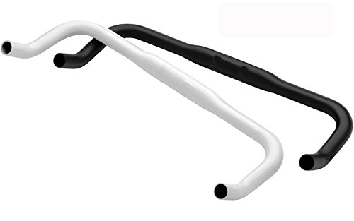RMS Aluminium Handlebar for Fixed / Single Speed Bikes White Alloy Col