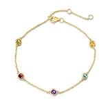 ▶ Natürlichem Edelstein: Peridot Citrin Topas Granat Amethyst