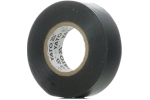 Yato yt-8165 – Nastro di isolamento elettrico in PVC 0.13 mm 19 mmx20 m Nero