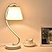 Produktbild TD Tischlampe-LED Lampen Arbeitstisch dekoriert Lernen Nachttisch Lampe Schlafzimmer Bett kreative Lampen,Weiß 7W Keine Fernbedienung
