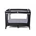 Travel Cot With Fitted Sheet Package - Colour Black - Sheet is 100% Jersey Cotton
