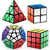 Roxenda 2x2x2 3x3x3 Megaminx Pyramid Speed Cube Set