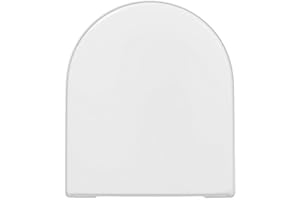 Ramm - Asiento de inodoro compatible con Duravit Starck 3, de plástico Duroplast antibacteriano, tapa de inodoro con cierre silencioso