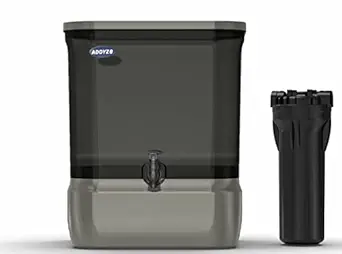 Addyz Water Purifier for Municipal water with less than TDS 200 PPM Multistage purification+ Carbon + Sediment filter + UV 9 Litres Storage Capacity, 90 litre per hour filtration capacity