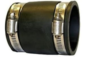 SWELL UK Swell Rubber Straight Connector | Pond Pipework Fitting (1 inch)