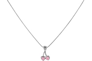 marysgift Women's Necklace Pendant Silver Rose Gold Zirconia Necklace Jewelry Gift for Her