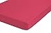 Produktbild biberna 77641 Jersey-Elastic Topper Spannbetttuch, ca. 180 x 200 cm bis 200 x 220 cm, nach Öko-Tex Standard 100 - geeignet für Matratzenhöhen von 8 cm bis 10 cm, rubin
