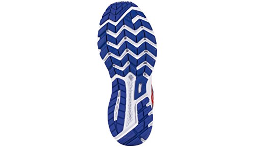Saucony Ride 10, Men's running shoes, Orange/Bleu, 45 EU