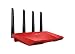 Produktbild Asus RT-AC87U RED AC2400 Dual-Band Power WLAN Router (802.11 a/b/g/n/ac, Gigabit LAN/WAN, USB 3.0, Print FTP UPnP VPN Server, IPv6, Wave 2 Mu-Mimo)