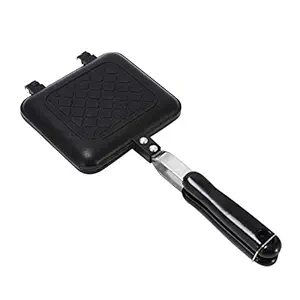 Double-Sided Frying Pan, Sandwich Maker, Double-Coated Flipwich Non-Stick Grilled Sandwich and Panini Maker, Waffle Pancake Snack Griddle Pan Kitchen Tortillas Sandwich Maker