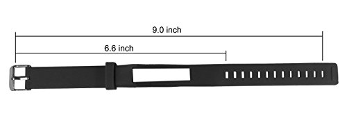 HopCentury Uhrarmband Garmin Vivofit, Einheitsgröße, Ersatz-Armband, Gurt, mit Metall-Verschluss, Schnalle, für Garmin Vivofit 1 Generation, 3er-Pack - 3