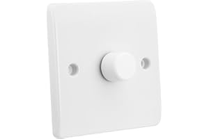 Candeo Smart Switch LED Dimmer compatible with Philips Hue, Smartthings and all Zigbee hubs, for dimmable LED/incandescent/halogen bulbs, 1 gang multiway, trailing edge, for smart control