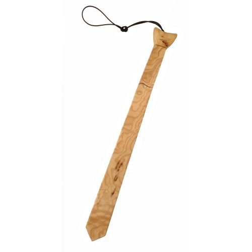 Preisvergleich Produktbild Holzkrawatte Esche, gemasert 43cm